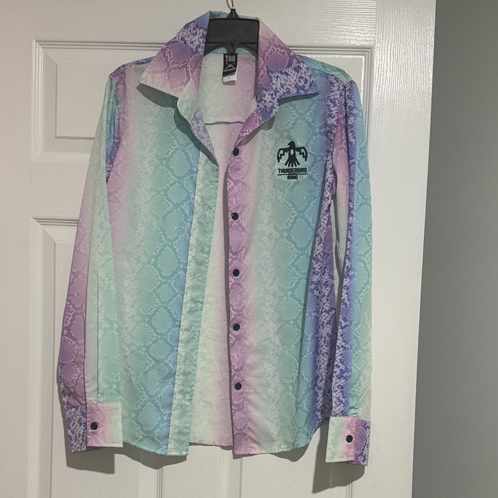 TBD Women's Pastel Button Down Shirt